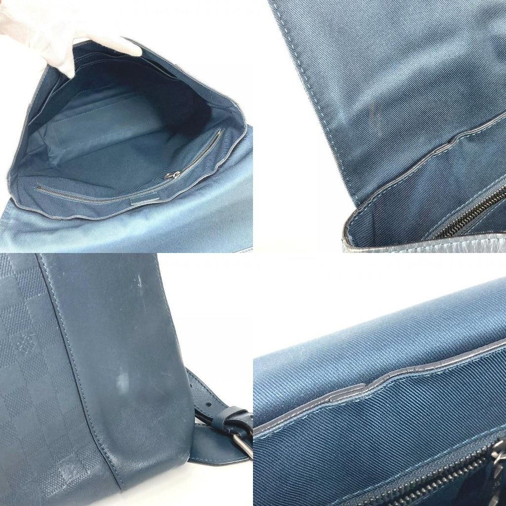 Louis Vuitton Shoulder Bag Loft Damier Infini Leather Cosmos Navy — view 8