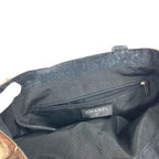 Chanel Tote CC Logo Rabbit Fur Brown — view 4
