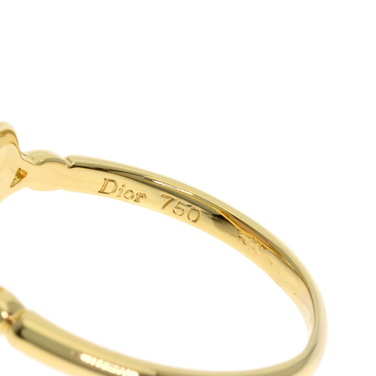Dior Rose Quartz Ring 18k Yellow Gold Ring — view 7