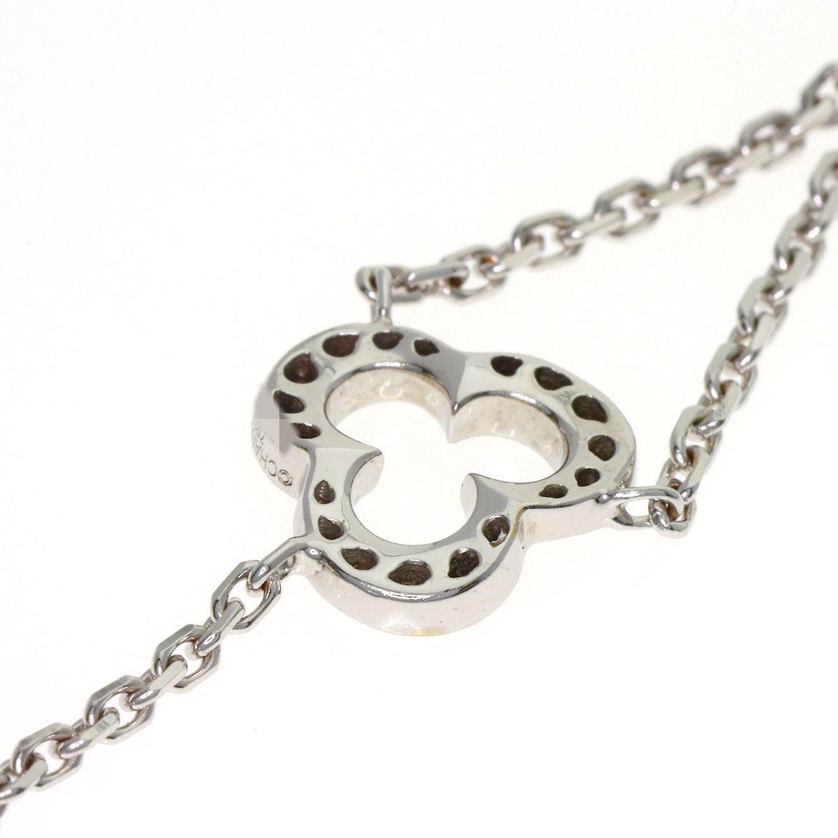 Chanel Camellia Diamond Necklace 18k White Gold — view 7