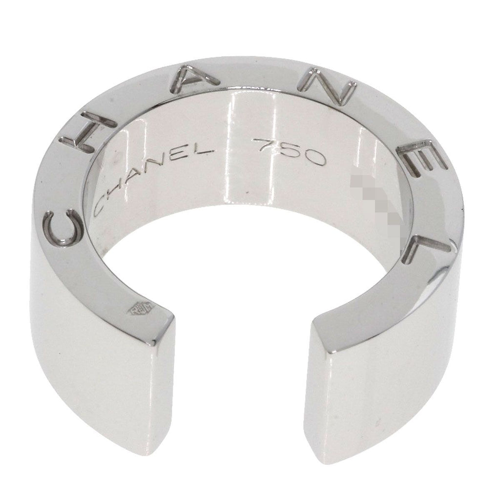 Chanel Signature Ring 18k White Gold