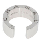 Chanel Signature Ring 18k White Gold