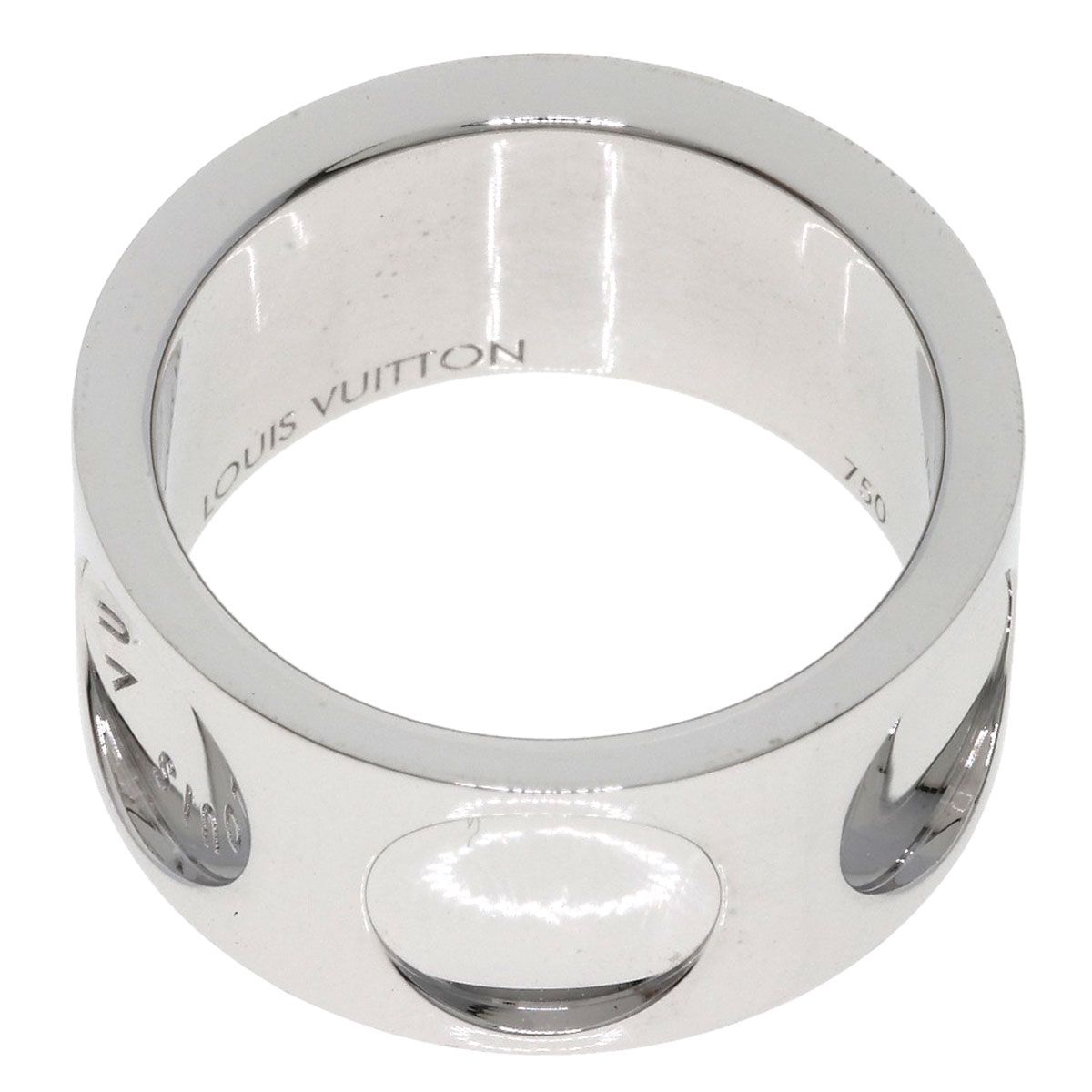Louis Vuitton Grand Bag Empreinte Ring 18k White Gold — view 5