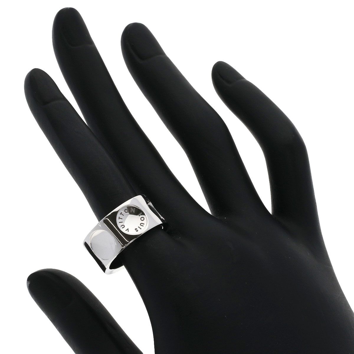 Louis Vuitton Grand Bag Empreinte Ring 18k White Gold — view 6