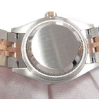 Rolex Lady Datejust SS 18k Pink Gold Aubergine Dial Bracelet — view 5