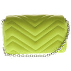 Gucci GG Marmont Quilting Chain Mini Bag Quilted Yellow — view 2