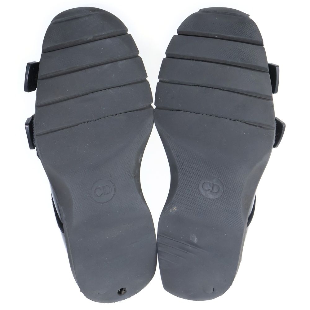 Dior Newwave Double Strap Low Cut Sneakers Shoes Black — view 5
