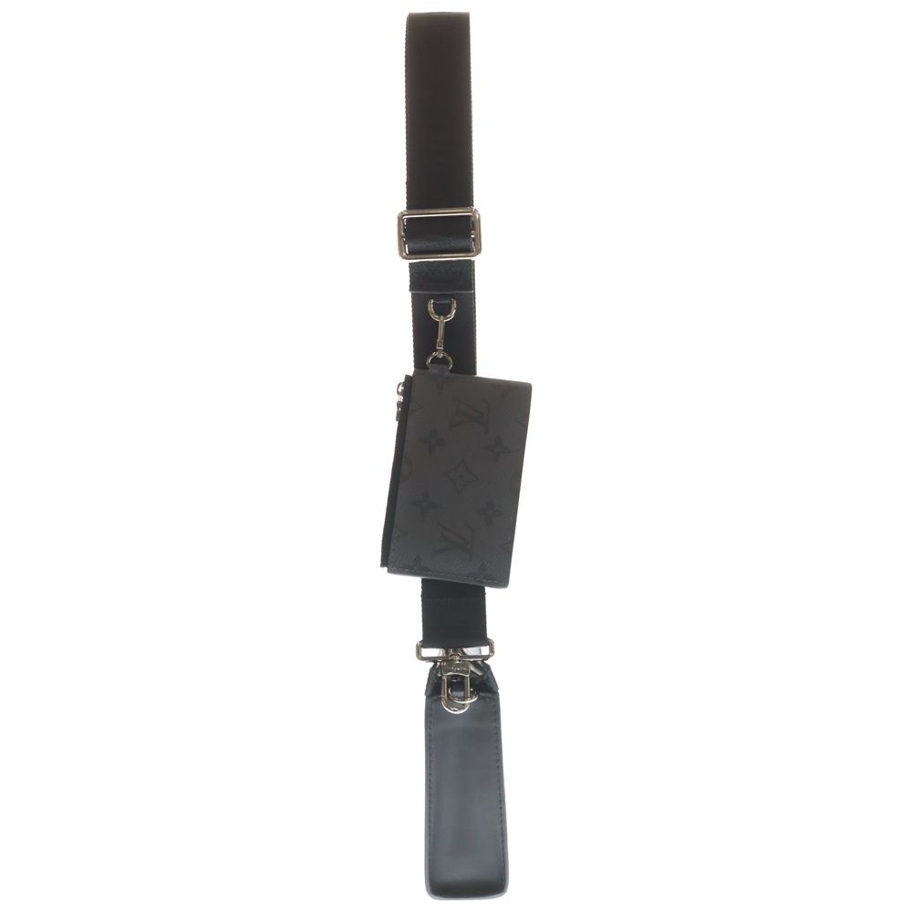 Louis Vuitton Monogram Eclipse Gaston Wearable Wallet Shoulder Bag Black Noir — view 3