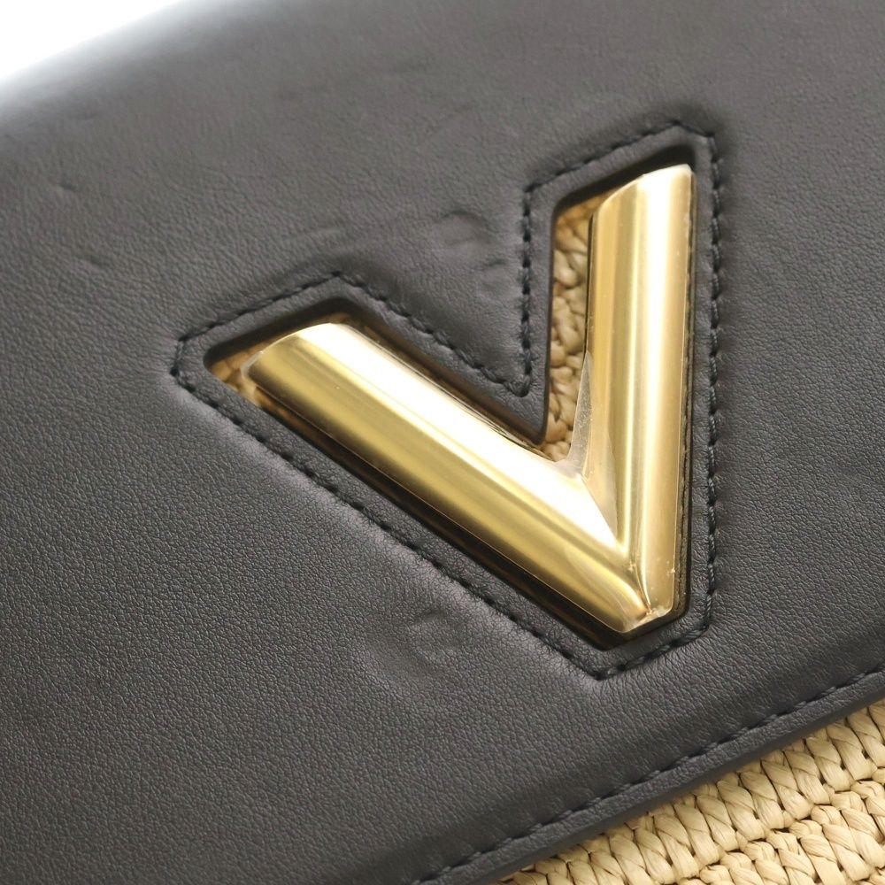Louis Vuitton Twist MM 2-Way Shoulder Bag Black — view 5