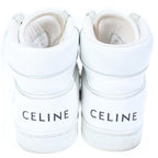 Celine Trainer Leather High Cut Sneakers White — view 3