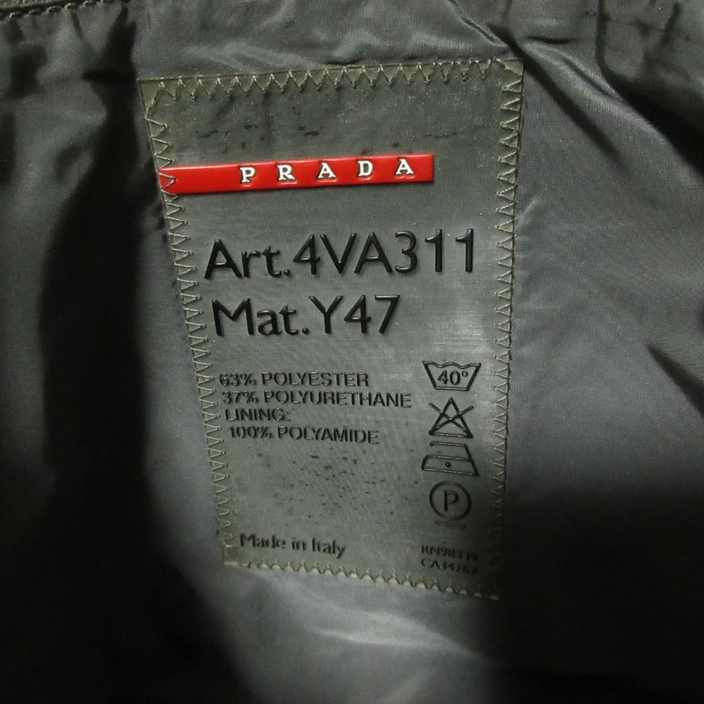 Prada Sports Vintage Nylon Shoulder Bag Black — view 4