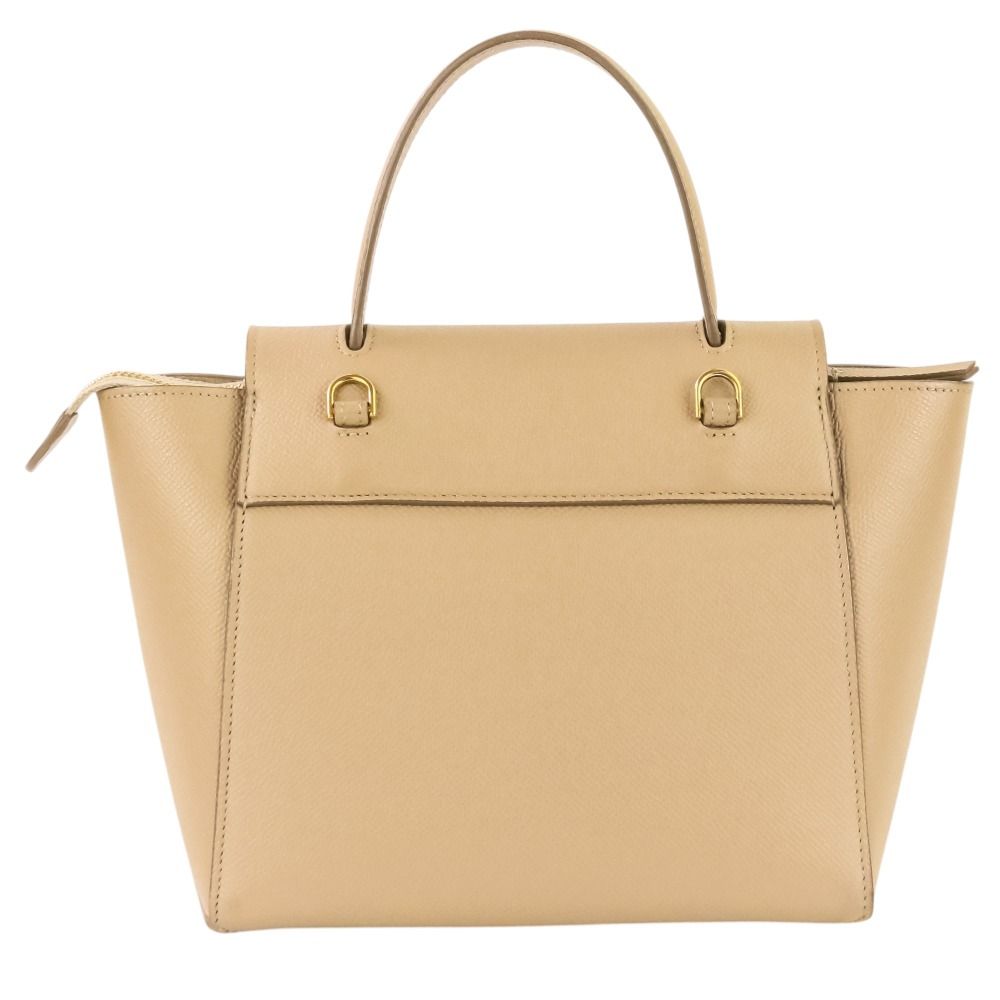 Celine Belt Bag Nano 2-Way Grain Calfskin Beige — view 3