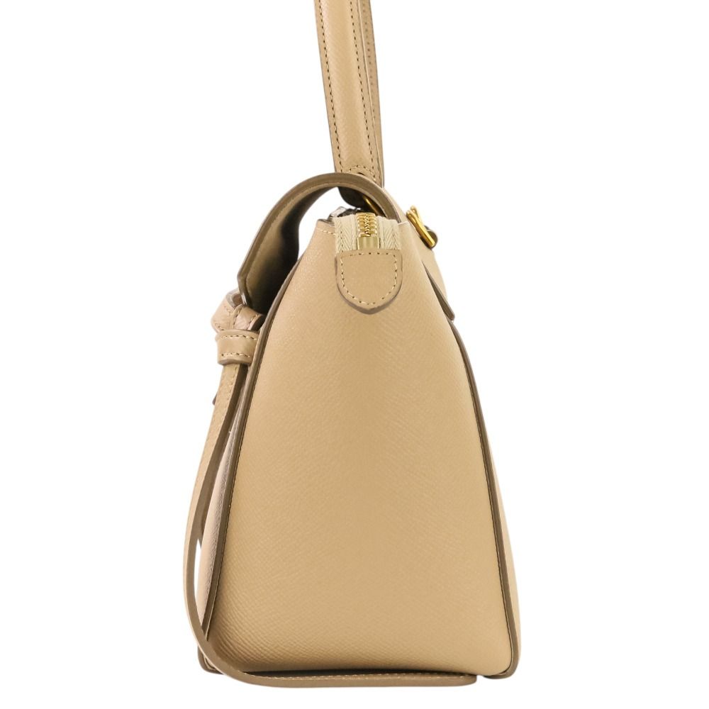 Celine Belt Bag Nano 2-Way Grain Calfskin Beige — view 4