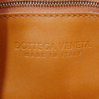 Bottega Veneta Cassette Shoulder Bag Leather Orange Crossbody Braided — view 7