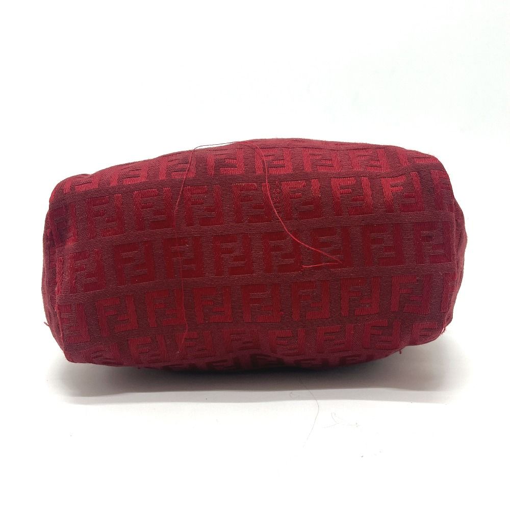 Fendi Handbag Zucca Pattern Canvas Red — view 5