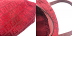 Fendi Handbag Zucca Pattern Canvas Red — view 9