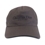 Dior Gray Silver Cotton Cap Hat — view 2