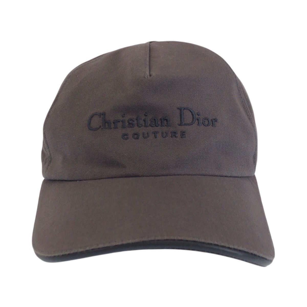 Dior Gray Silver Cotton Cap Hat — view 2