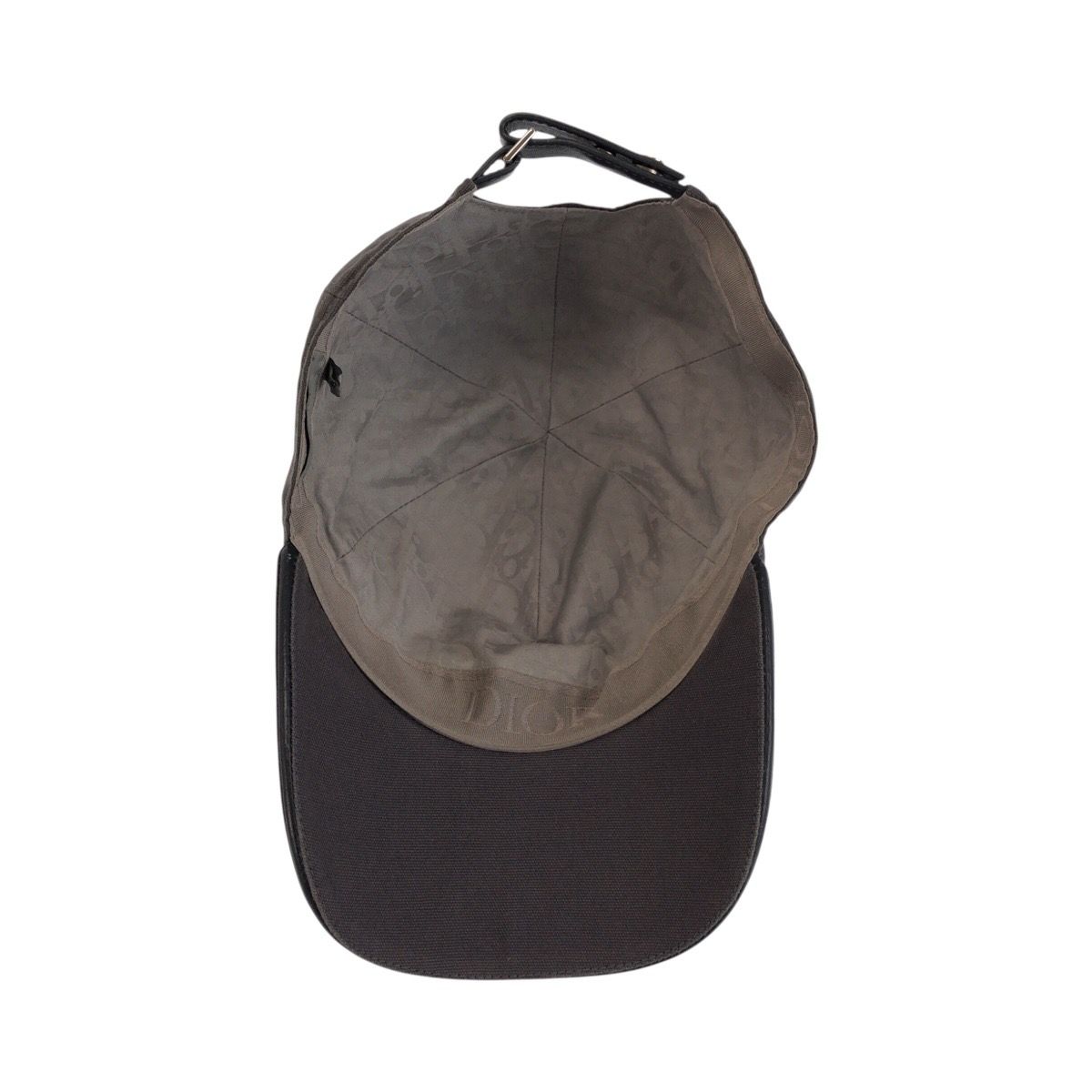 Dior Gray Silver Cotton Cap Hat — view 5