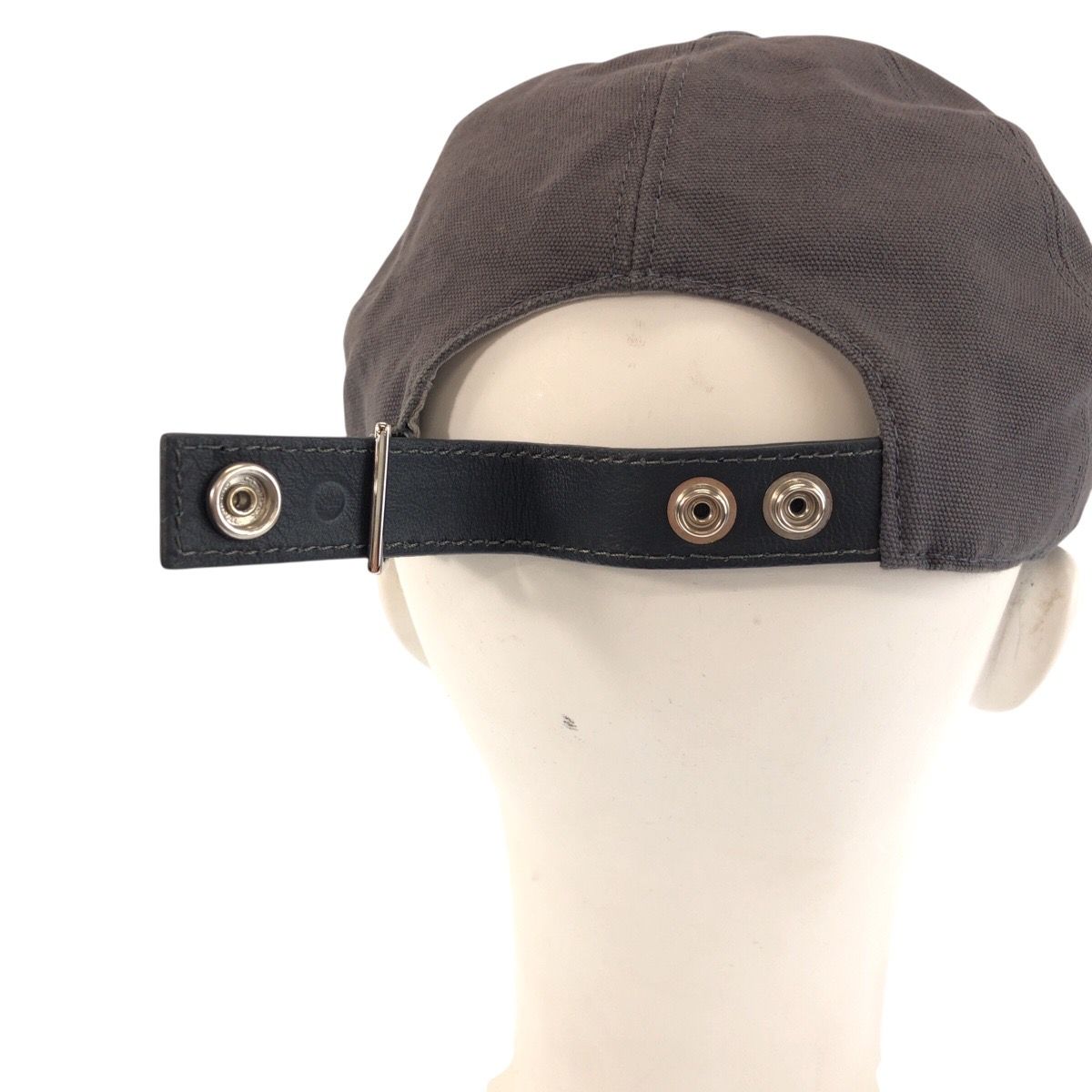Dior Gray Silver Cotton Cap Hat — view 8