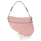Dior Leather Saddle Bag Logo 2-Way Pink — view 4