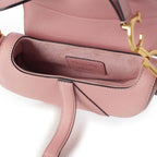 Dior Leather Saddle Bag Logo 2-Way Pink — view 6