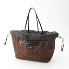 Louis Vuitton Neverfull Inside Out MM Nylon Reversible Tote Black — view 9