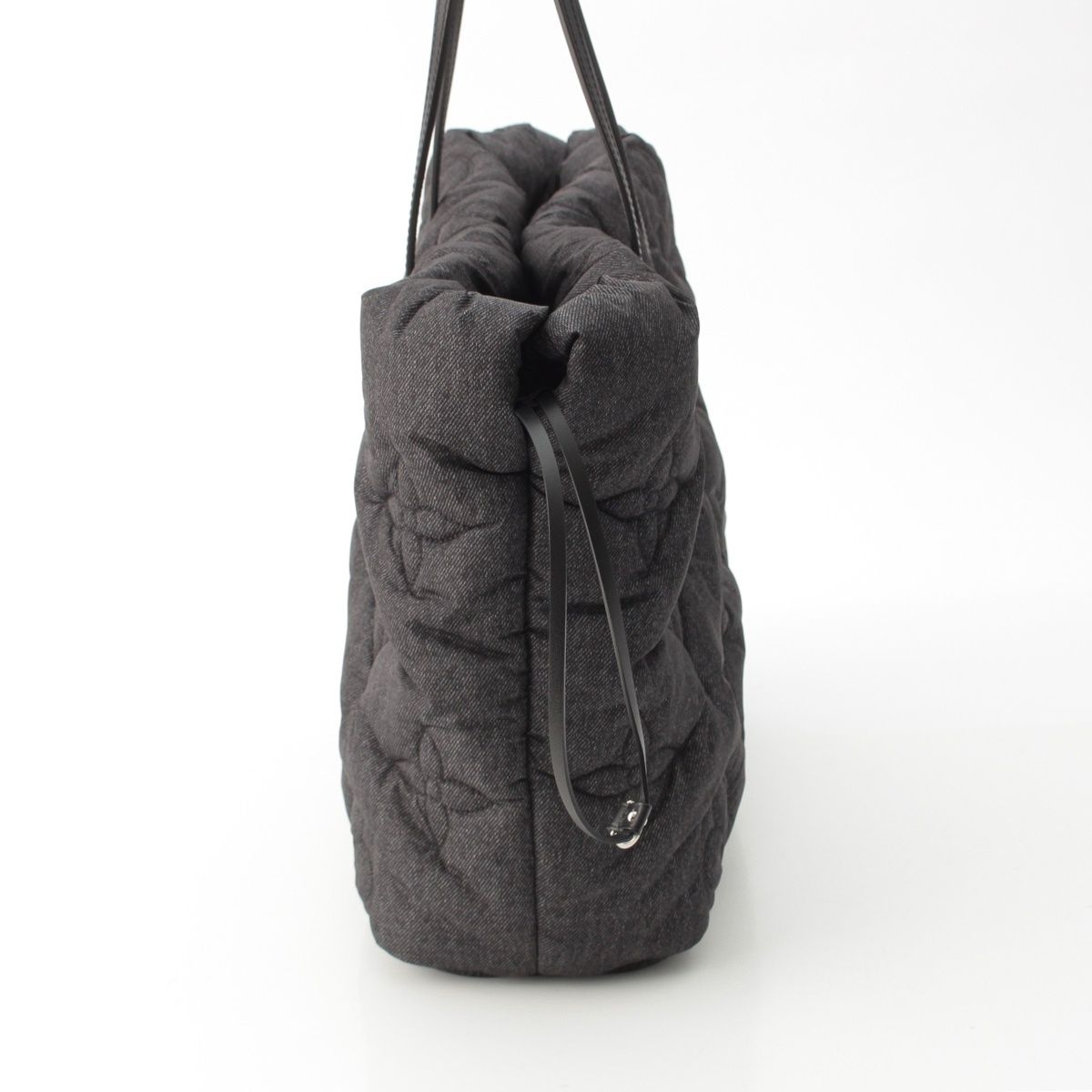 Louis Vuitton Neverfull Inside Out MM Nylon Reversible Tote Black — view 3