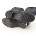 Chanel Nylon 2-Way CC Logo Removable Boots Black 35 2 1C — view 5