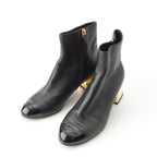 Chanel Nylon 2-Way CC Logo Removable Boots Black 35 2 1C — view 6