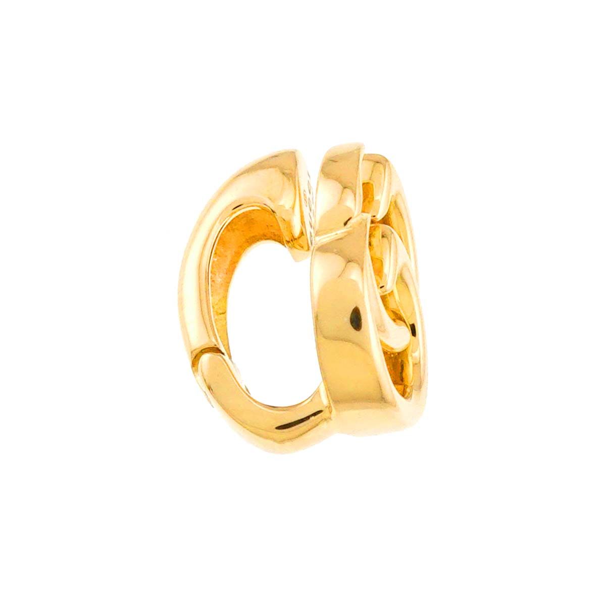 Gucci Double Earrings 18k YG Yellow Gold 750 Only Clip on — view 3