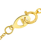 Dior Heart Quartz Necklace 18k YG Yellow Gold — view 5