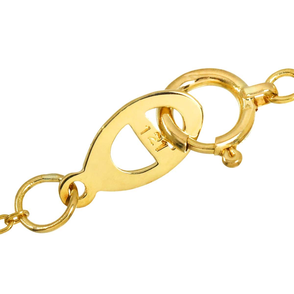 Dior Heart Quartz Necklace 18k YG Yellow Gold — view 4