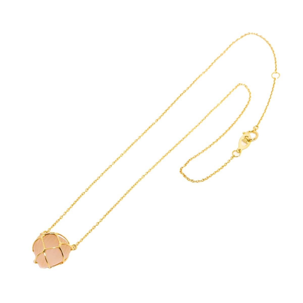 Dior Heart Quartz Necklace 18k YG Yellow Gold — view 2