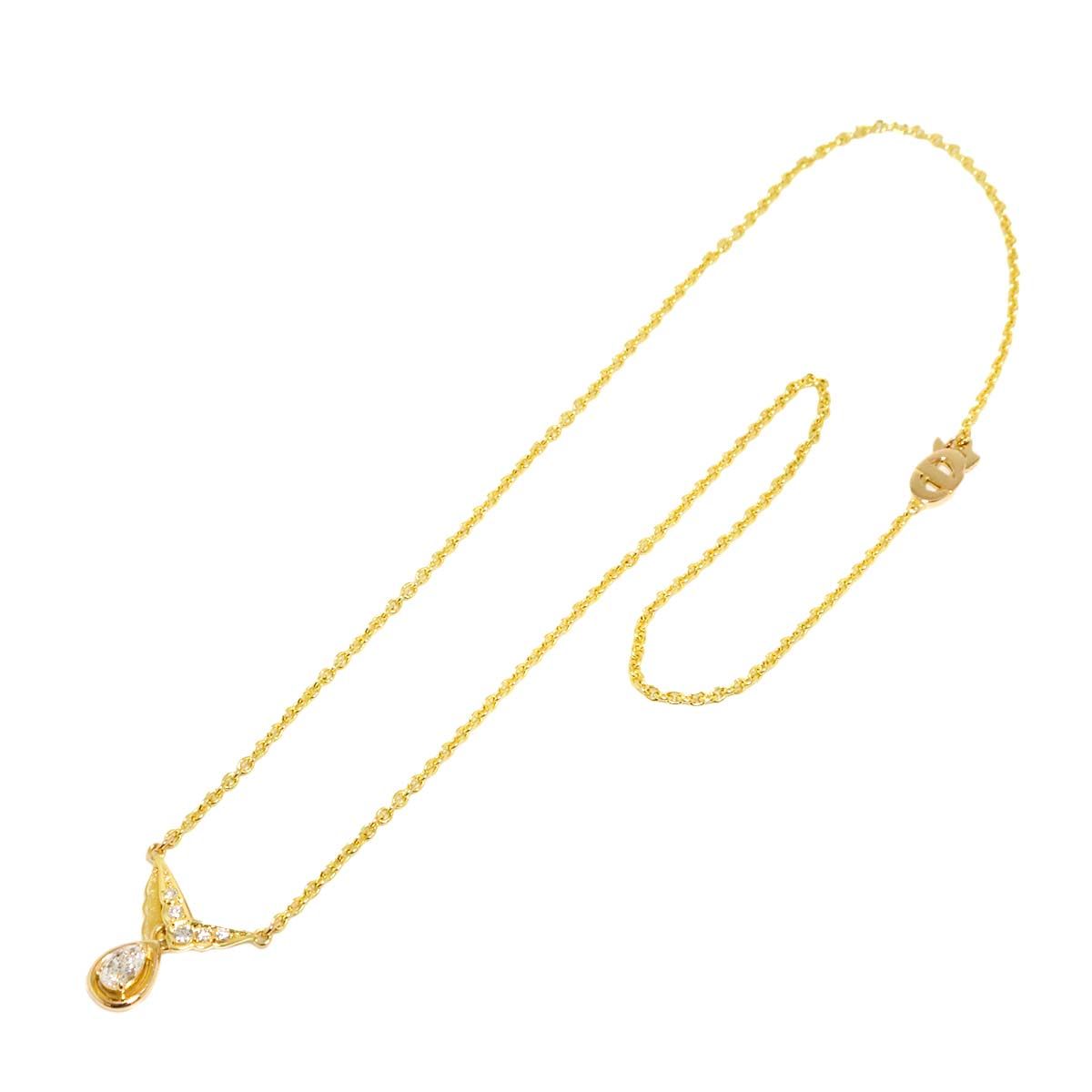 Dior Diamond 0.33 Necklace 18k YG Yellow Gold — view 2