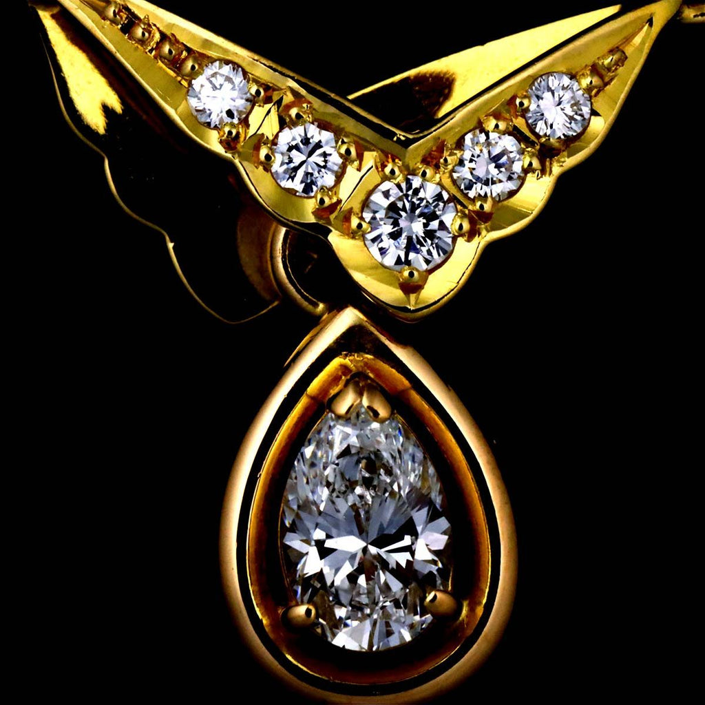 Dior Diamond 0.33 Necklace 18k YG Yellow Gold — view 6