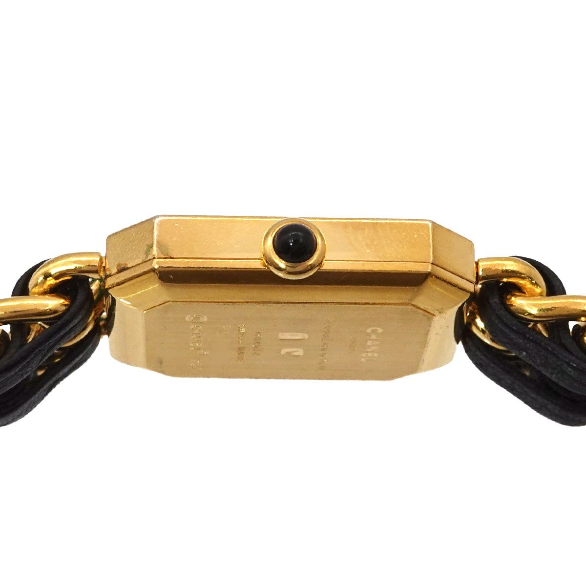 Chanel Premiere S Vintage Watch Black Gold Quartz — view 5