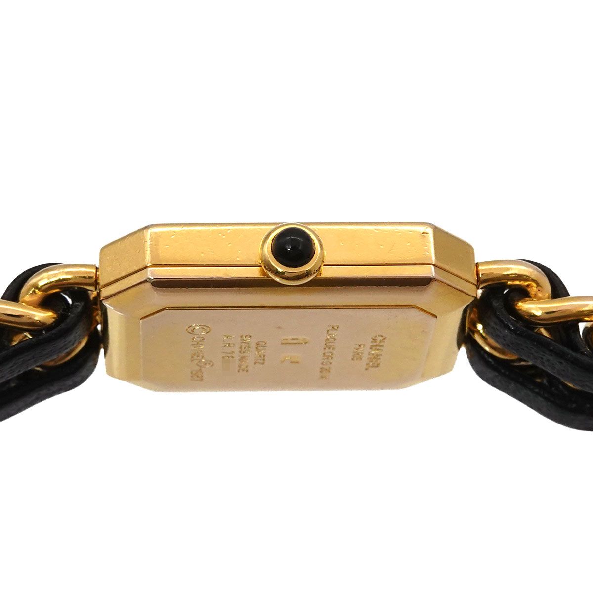Chanel Premiere L Vintage Watch Black Gold — view 5