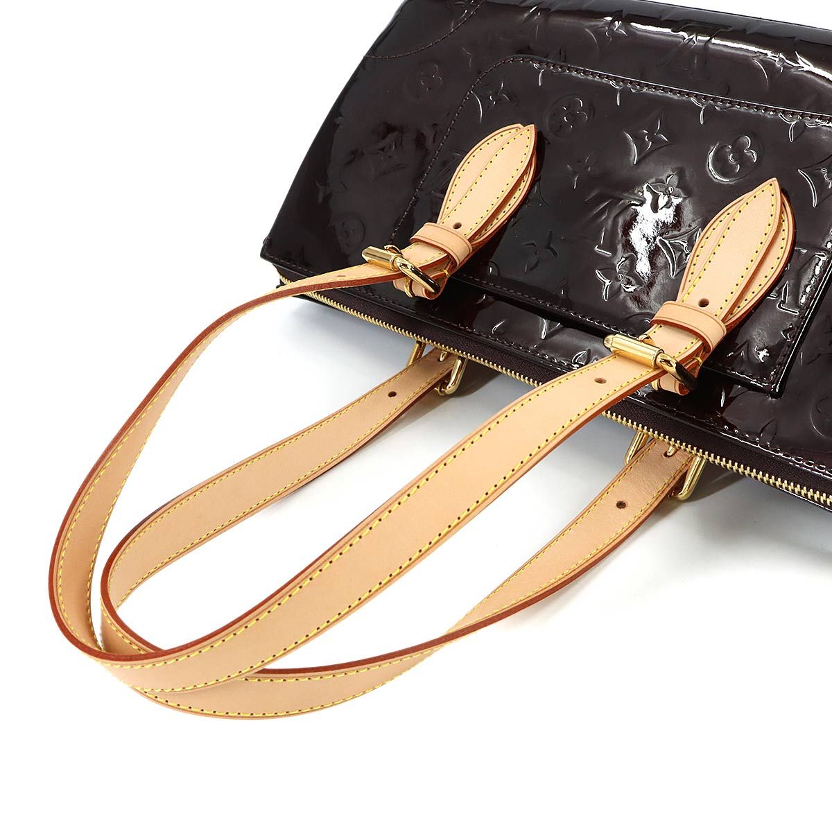 Louis Vuitton Monogram Vernis Rosewood Avenue Shoulder Bag Amarante — view 5