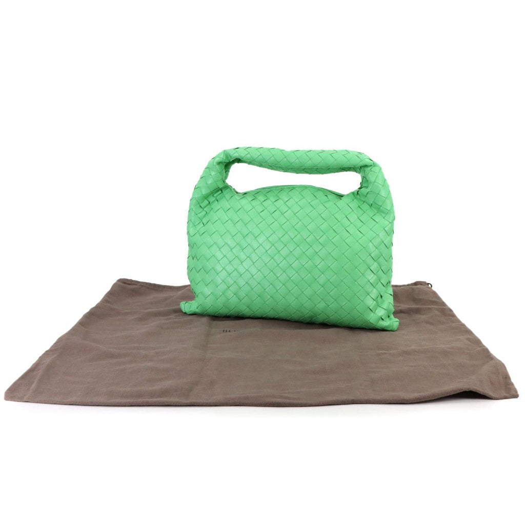 Bottega Veneta Intrecciato Pop Small Shoulder Bag Leather Green — view 2