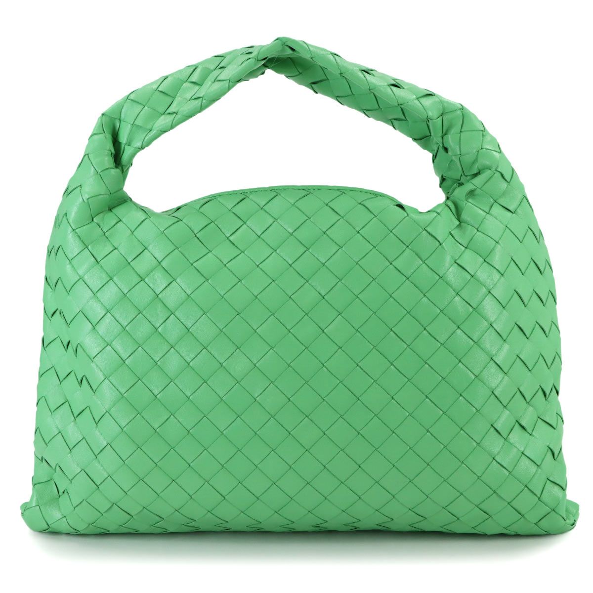 Bottega Veneta Intrecciato Pop Small Shoulder Bag Leather Green — view 3