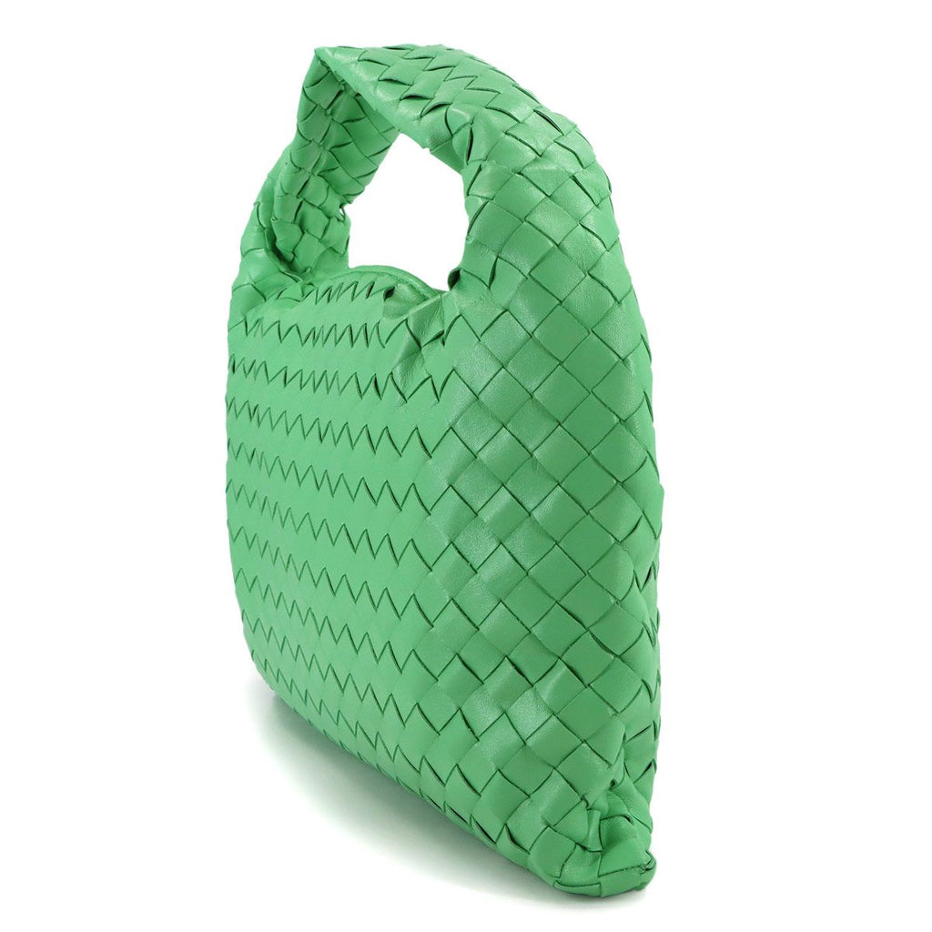Bottega Veneta Intrecciato Pop Small Shoulder Bag Leather Green — view 4