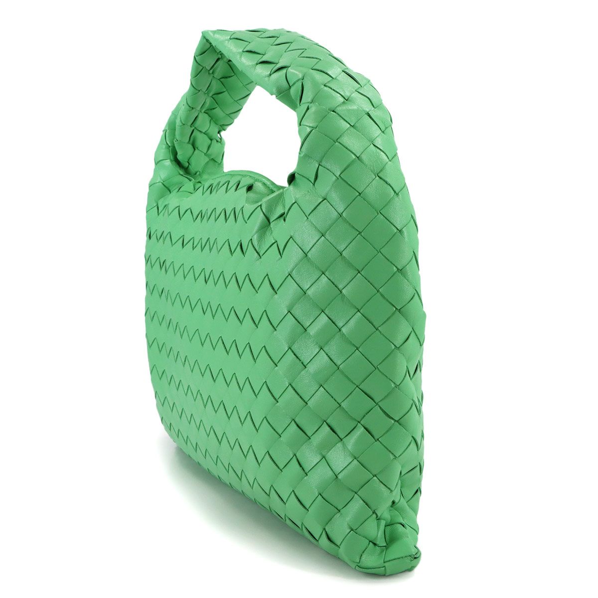 Bottega Veneta Intrecciato Pop Small Shoulder Bag Leather Green — view 4