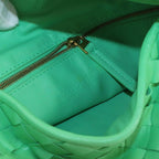 Bottega Veneta Intrecciato Pop Small Shoulder Bag Leather Green — view 8