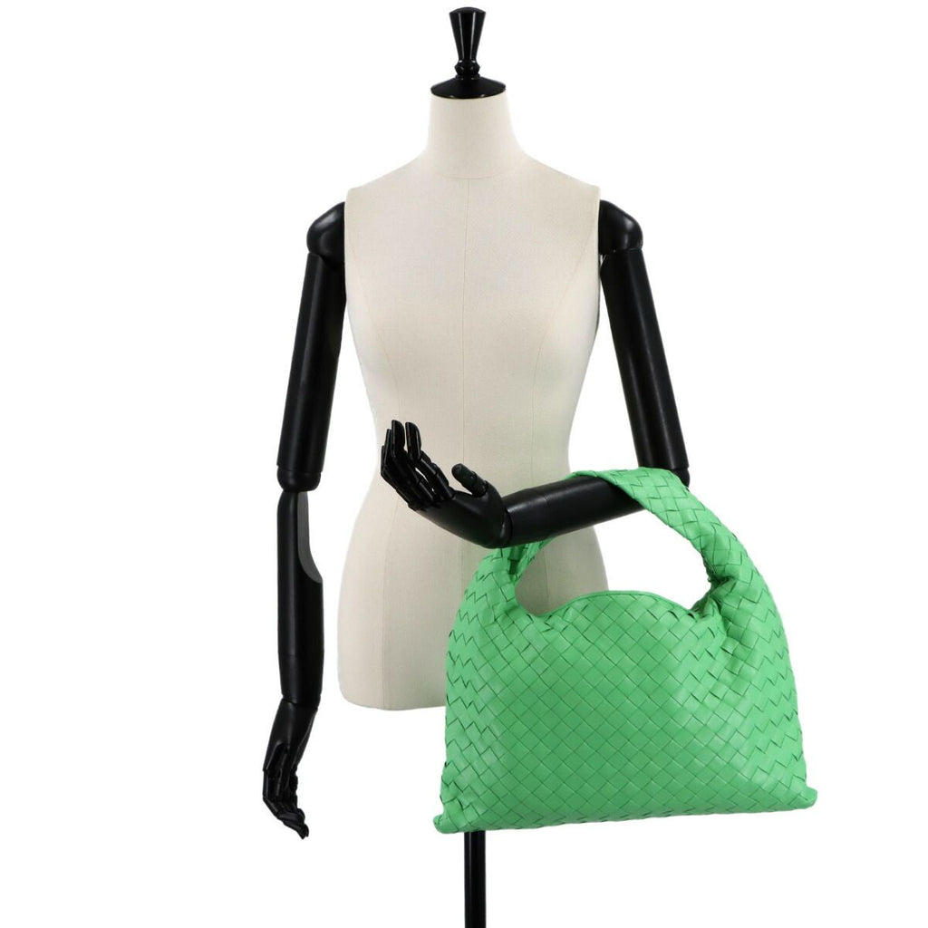 Bottega Veneta Intrecciato Pop Small Shoulder Bag Leather Green — view 9