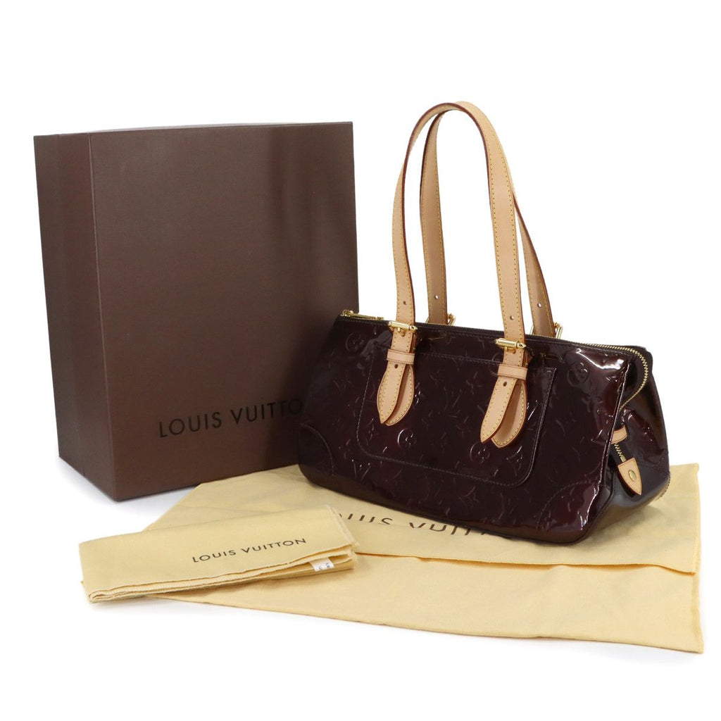 Louis Vuitton Monogram Vernis Rosewood Avenue Shoulder Bag Amarante — view 2