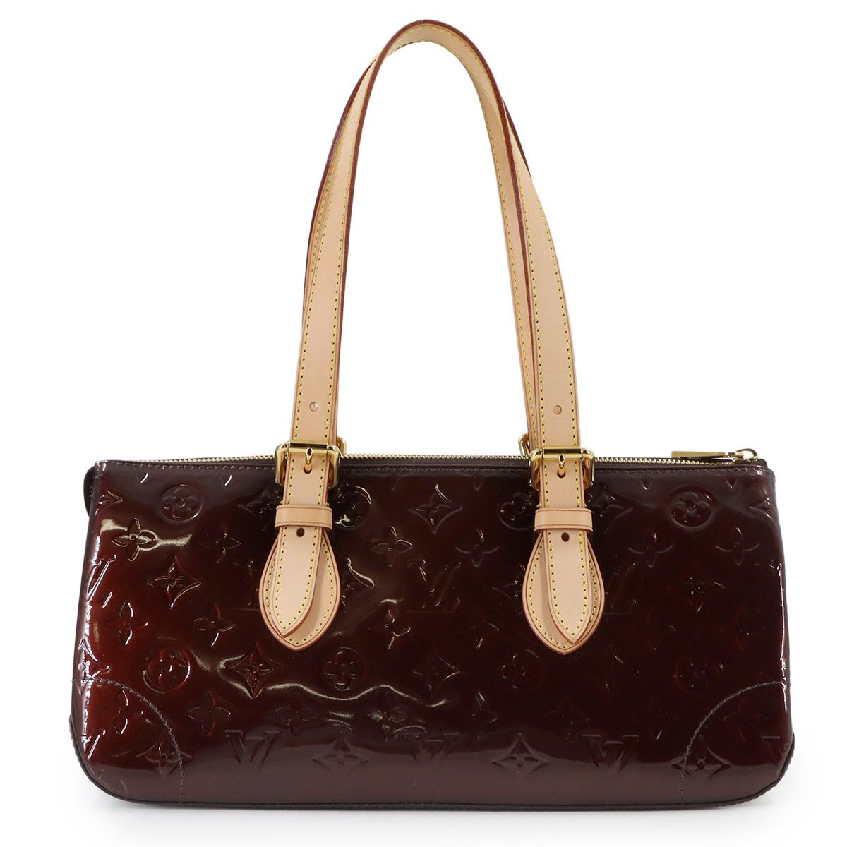 Louis Vuitton Monogram Vernis Rosewood Avenue Shoulder Bag Amarante — view 3