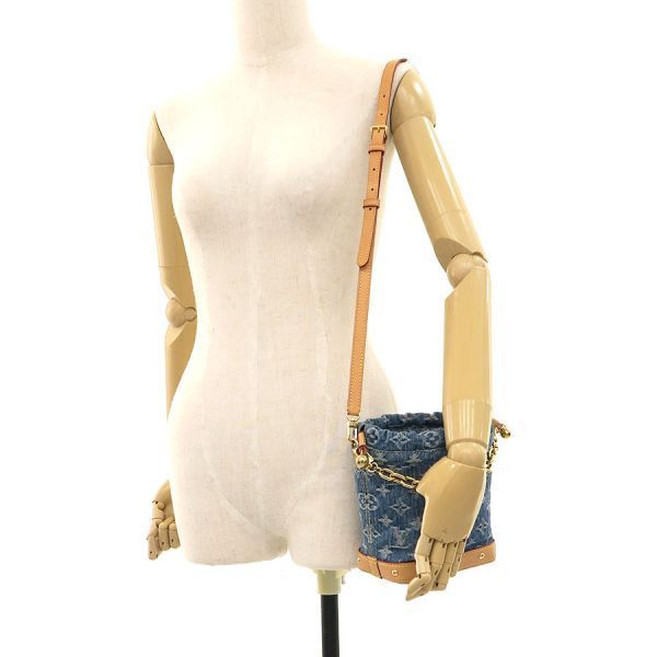 Louis Vuitton Monogram Denim Nano Noe Handbag — view 9