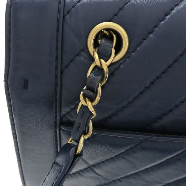 Chanel Chevron Chain Backpack — view 7