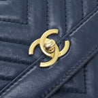 Chanel Chevron Chain Backpack — view 4